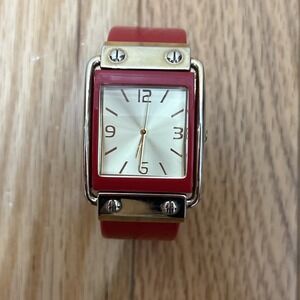 Women's Red Square Face Watch Japanese Movement Elegant Fashion Style